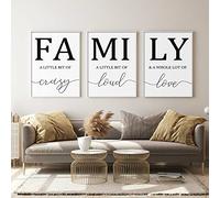 GVOZI Canvas Wall Art Nordic Canvas Painting Posters And Prints Family Sign Wall Art Picture Letter Family Quote Love Home Decor 50x70cm