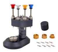 Gvqng 4-Pin Watch Hand Installation Tool, Automatic Watch Hands Presser with Movement Bases, Watchmakers Setting Fitting Press Needles Repair Kit for Machine Repair,A