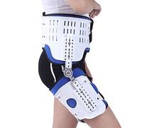 Gvqng Adjustable Hinged Hip Joint Abduction Orthosis Leg Brace Articulated Hip Joint Fixation Bracket Thigh Fracture Protector for Surrounding Soft Tissue Injuries