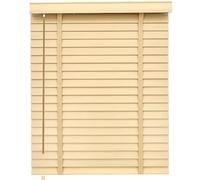 Gvqng Cordless Wood Blinds for Indoor Windows, Wooden Shades, Blackout Privacy Horizontal Blinds, Horizontal Blackout Window Blind, for Bedroom Bathroom Office,01,80x130cm/31.5 * 51in