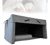 Gvqng Sleeping Soundproof Cabin, Foldable Noise Reduction Tents, 40mm Thick Sound Insulation Cotton, Built-in Dual Speakers, Portable Privacy Space, Safe Sleeping Environment,A