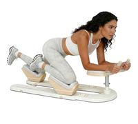 Gvqng Spine Twist and Stretch Trainer, Adjustable Back Stretcher, Detachable Equipment for Back Pain Relief, Spine Decompression & Core Activation & Core Activation,Beige