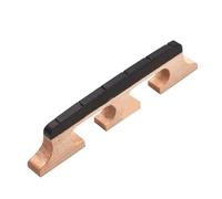 GVRGO Banjo Bridge, Standard Size Wooden 3-Legged Banjos Parts and Accessories Replacement- 6 String