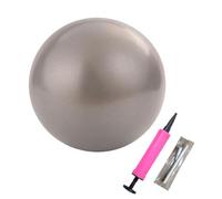 GVRGO Pilates Ball, 9 Inch Small Yoga Ball, Exercise Ball, Therapy Ball, Core Ball, Mini Yoga Ball for Pilates, Yoga, Core Training, Balance, Stretching, Stability, Physical Therapy Gray
