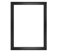 GVS-ART DIY Floating Frame for 30.5x40.7CM/12x16" Stretched Canvas,0.6-0.8"/1.5-2cm Deep.Picture Art Wall Décor,Art Canvas Black Frame,a Frame Kit,Cut to Pieces,No Canvas Included