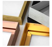 GVS-ART DIY Metal Floating Frame for 36x36 Canvas, 4/5" Depth, Floater Frame Kit, Cut to Pieces, Not Include Canvas or Mat, Light Gold