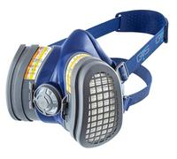 GVS SPR231J Elipse Half Mask with ABE1P3 Replaceable Filters for Organic, Inorganic/Acidic Gases and Dust, XL size