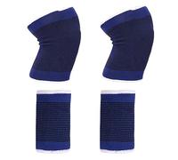 GVSAVY 1 Pair of Knee Support, 1 Pair of Wrist Support, Protect Your Knee, Stretchy Knee Support, Soft Sports Knee Support, Protect Your Sports Health, Essential for Sports and Fitness.