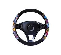 GVSAVY 1 Piece Steering Wheel Cover, National Style Steering Wheel Protective Cover, Decorative Cover, Sweat-absorbing And Breathable Wrapping Cover, Suitable For Women