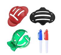 GVSAVY 3-Pack Golf Ball Liner Aids, 2-Pack Liner Pens, Golf Ball Marking Clips, Golf Ball Marking Tools, Golf Ball Alignment Kit, Golf Ball Markers
