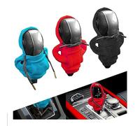 GVSAVY 3pcs Shift Hoodie & Knob Cover, Shifter Hoodie, Shift Dust Protection, Car Interior