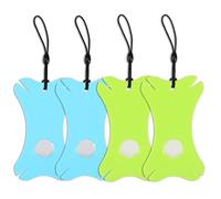 GVSAVY 4pcs Tick Card with Lanyard, 1pc Lice Comb, Tick Card with Magnifying Glass, Portable Tick Remover, Lice Remover, Reusable, Suitable for People, Cats, Dogs (Blue, Green)