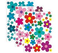 GVSAVY Flower Sticker Set, Flower Car Sticker, Nature Theme Plant Sticker, Waterproof Sticker For Bike, Car, Laptop, Cellphone, Photo Album, Scrapbook