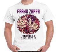 GVSCVS Frank Zappa Armadillo Poster Austin Texas Nightclub Retro T Shirt White(Medium)