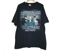 GVSCVS HAODI Captain Sig & The Hillstrand Brothers Black Mens White Yellow Black Red Mens Women T Shirt 100% Cotton Black(Medium)