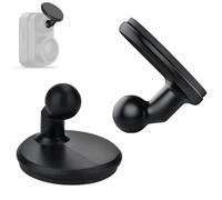 GVSS 2 x Adhesive Car Camera Mounts for Garmin,Plastic Windshield Brackets,Compatible with Garmin Mini 2 3 45 46 47 55 56 57 65W 66W 67W X110 X210