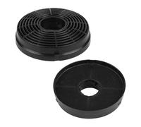 GVSS 2 x Carbon Filters for Extractor Hood 105 x 22 mm, Activated Carbon Filters Compatible with Lamona HJA2480 HJA2908 LAM2401, Effective Kitchen Odor Elimination