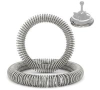 GVSS 2 x Replacement Spiral Springs for Milk Frother for Nespresso Aeroccino 3 4 Plus, Stainless Steel Whisk Spring for Cappuccino, Latte Macchiato and Hot Chocolate