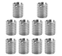 GVSS 20pcs M8 to M10 Stainless Steel Thread Adapter Reducing Nut and Insert for Converting Screws and Sockets for Car Repair, Plumbing and Industrial