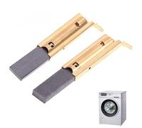 GVSS 2pcs L94MF7 Carbon Brushes for Drum Washing Machine Engines, Electric Motor Carbon Brush, Washing Machine Replacement Accessories, 5 x 13.5 x 39.6 mm