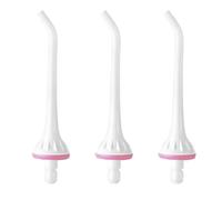 GVSS 3 Pcs ABS Water Flosser Replacement Tips Oral Irrigator Jet Nozzle Compatible with Bohao Monwell Initio Oralfree Nicwell Nicefeel COSLUS Mospro Zerhunt, White