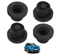 GVSS 4 Pieces Rubber Air Intake Circuit Silent-Block Black 1422A3 Compatible with Peugeot 1.6 HDI Citroen Ford Focus Air Filter and Anti-Vibration Engine Mount