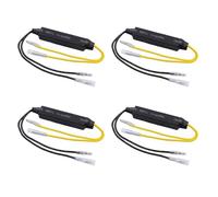GVSS 4pcs Universal Motorcycle Turn Signal Lights 12V 30W 15Ω Motorcycle Indicator with LED Adapter Charging Resistor LED Indicator Error Correction for Motorcycle Bilateral Leads