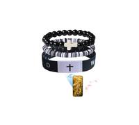 GVUSMIL Christian Scripture Wristbands, WWJD Bible Verse Scan Bracelets, Religious Gifts for Men Women, Christmas, One size, Silicone Rubber, no gemstone