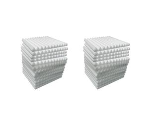 Gvvsjgd coustic Foam Panels 24 Pcs, Soundproof Wall Panels 30x30x5cm, High Density Sound Absorbing Panel for Walls White