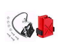 Gvvsjgdbis 1/10 Rc Rock Crawler Metal Tow Shackle Trailer Hook with RC Rock Crawler 1:10 Accessories Mini Fuel Tank