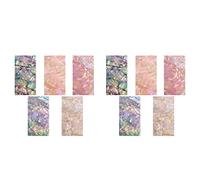 Gvvsjgdbis 10 Sheet Nail Art Sticker Adhesive Broken Gradient Mermaid Shell Abalone Flakes 3D Nails Tips Manicure Uv Gel Polish