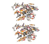 Gvvsjgdbis 100Pcs G Scale 1:30 Mix Painted Model People Train Park Street Passenger Figures