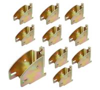 Gvvsjgdbis 10PCS E-Track Wood Beam End Socket Accessories for 2x4 2x6 Add Removable Load Lock Bars to E-Track Cargo Area