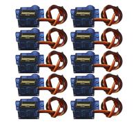 Gvvsjgdbis 10Pcs SG90 9G Micro-Servo for RC Airplanes Fixed Wing Airplane Model Telecontrol Airplane Toy Servo Motor 450 Helicopter