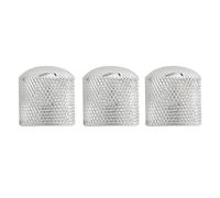 Gvvsjgdbis 12X Guitar Dome Control Knobs for Tele Replacement, Silver