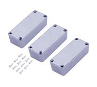 Gvvsjgdbis 1590A Aluminum Guitar Effects Pedal Enclosure 92x38x31mm Unfinished Diecast Stomp Box for Guitar Effects