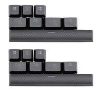 Gvvsjgdbis 16x PBT Keycaps for K65 K70 K95 for G710+ Mechanical Gaming Keyboard, Backlit Key Caps(Black)