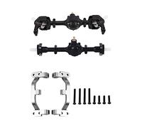 Gvvsjgdbis 1Pair Metal Pull Rod Base Seat for C14 C24 C14K C24K 1/16 RC Car & 2Pcs Metal Gear Front & Rear Axle Bridge