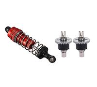 Gvvsjgdbis 1Pcs Metal Damper with 2Pcs Metal Differential Gear 144001-1309,for 144001 1/14 4WD RC Car Part