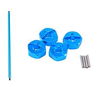 Gvvsjgdbis 1x Central Driving Shaft for Toys A949 A959 A969 A979 K929 & 4Pcs Hexagonal Combiner Wheel Rim Hex 7mm