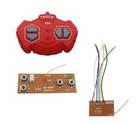 Gvvsjgdbis 2.4G Four-Way Remote Control Module 4CH RC Remote Control Transmitter Receiver Circuit Board Accessories
