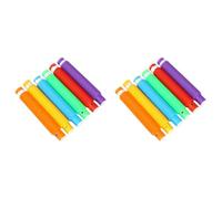 Gvvsjgdbis 2.9cm Pack LED Tube Decompression Telescopic Tube Vent LED Light Water Pipe Color Box 12pcs Rainbow Colors