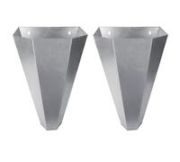 Gvvsjgdbis 2 Chicken Restraining Cone for Poultry,Suitable for Layers,Roasters,and Turkeys-Flat-BackDesign, Easy to Clean