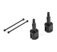 Gvvsjgdbis 2 Pair for 1/8 Racing XL FLUX Rovan TORLAND BRUSHLESS TRUCK Rc Car Toys, Dog Bone Shaft & Drive Shaft