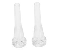 Gvvsjgdbis 2 Pcs ABS Trumpet Mouthpiece Size Beginner Musical Trumpet Accessories Parts or Finger Exerciser, 3C & 7C