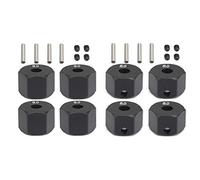 Gvvsjgdbis 2 Set 12MM Wheel Hex Hub for 1/10 RC Crawler Axial SCX10 Traxxax Trx4 MST RC Car Part,8Mm & 9Mm
