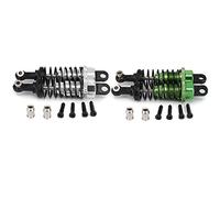Gvvsjgdbis 2 Set Oil Adjustable 65mm Damper for Car 1/18 A959 A969 A979 K929, Silver & Green