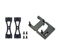 Gvvsjgdbis 2 Set RC Car Part: 1 Set Metal Bracket & 1Pcs Metal Steering Servo Warehouse Fixed Mounting Bracket