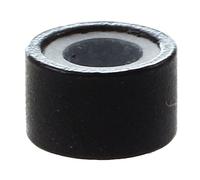 Gvvsjgdbis 200 Pcs Black 5mm Silicone Lined Micro-ring Links Beads Linkies for I Stick Hair Extension Installation and Feathers