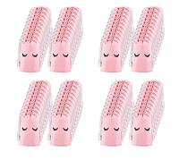 Gvvsjgdbis 200 Pieces Eyelash Aftercare Bags Plastic Makeup Bags Toiletry Makeup Pouch Cosmetic Travel with Drawstring Pink,L